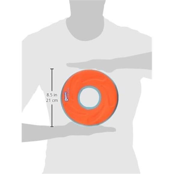 Zipflight Flyer Dog Frisbee & Dog Toy that Floats; Gentle On Dog's Teeth and Gum - Picture 3 of 7